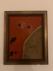 Dipinto Alberto burri arte contemporanea