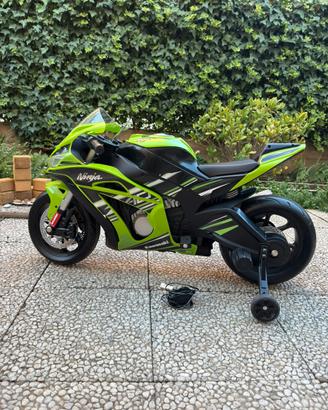Moto Elettrica per Bambini 3-6 Anni Kawasaki Ninja