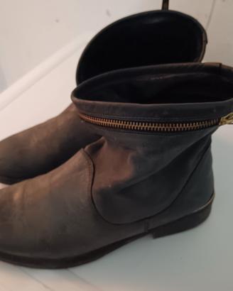 stivaletti Guess grigi in pelle tg. 41