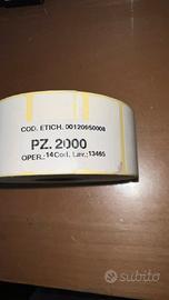 2000 Etichette 40x20 mm rotolo