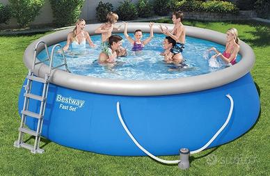 Bestway Piscina Gonfiabile Rotonda 457x122cm