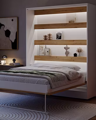 UN LETTO DAVVERO RAFFINATO CON LUCI LED!