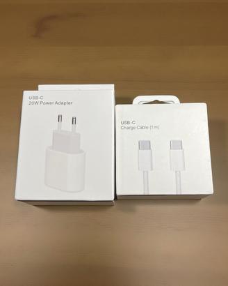 Caricatore Rapido USB-C 20W + Cavo USB-C