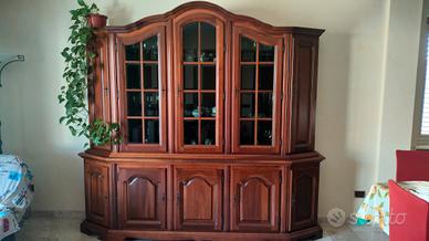 mobile sala da pranzo noce massello