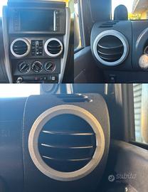 Cornici bocchette Jeep Wrangler JK verde o grigio