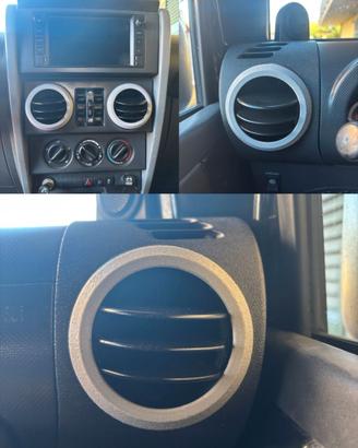 Cornici bocchette Jeep Wrangler JK verde o grigio