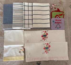 Tessile cucina: canovacci,tovagliette,presine