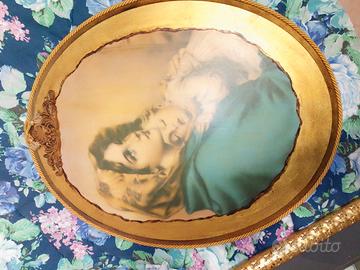 quadro ovale madonnina