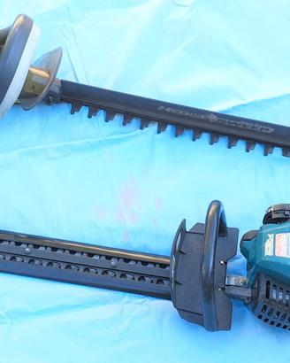 Tagliasiepi Makita EC025G scoppio + Ryobi 650w el.