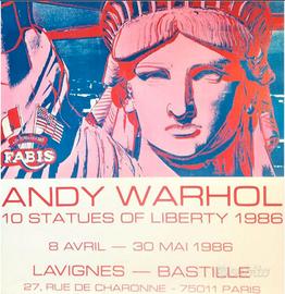 Andy Warhol - 10 Statues of Liberty