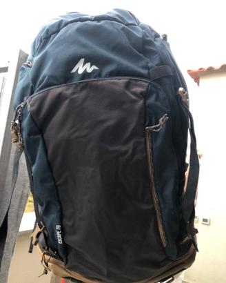 Zaino trekking escape quechua 70 litri