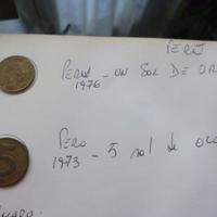 4 monete peru sol de oro
