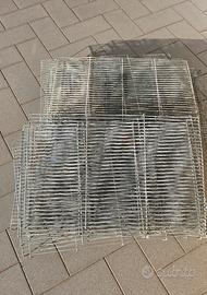 Griglia gabbia 120 fondo zincata con piedini usata