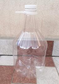 Boccioni in plastica per olio, vino da 5 L lavati