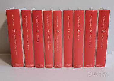 Raccolta di poesie 9 volumi ed. repubblica