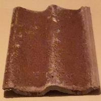 Tegola in cemento doppia romana granulata rossa