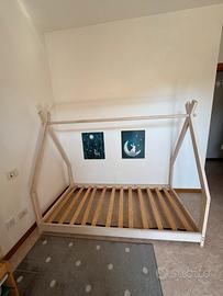 Lettino montessori Picci Junior capanna