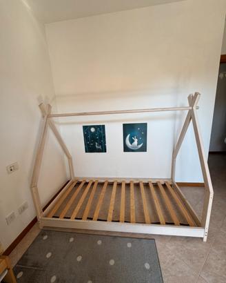 Lettino montessori Picci Junior capanna