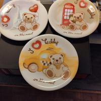 Thun 3 piattini Teddy Londra, Parigi,taxi