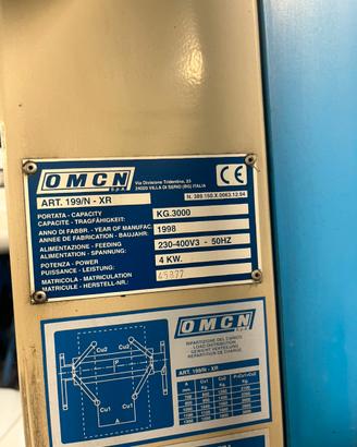 sollevatore omcm 3000kg