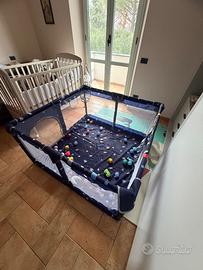 Box 150x150 baby playpen con palline