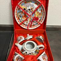 Servito da 4 the/sake in porcellana cinese vintage