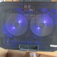 supporto con ventole per pc portatile