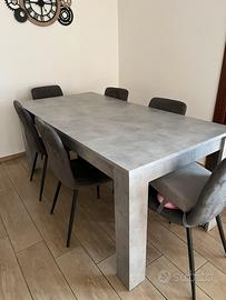 Tavolo con 6 sedie