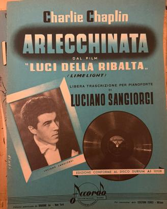 Spartito originale "Arlecchinata"