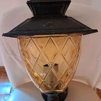 Lanterna/Lampione  esterno/giardino-ferro e vetro