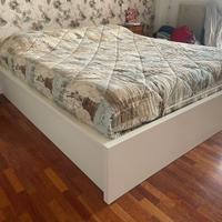 Letto contenitore ikea malm senza spalliera