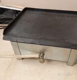 Piastra fry top a gas i
