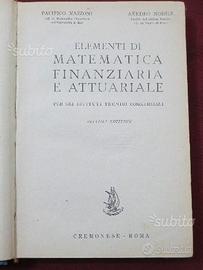 Libro di ELEMENTI DI MATEMATICA FINANZIARIA E ATT