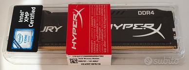 RAM 16 Gb DDR4 HX432C18FB/16 Fury HyperX  3200Mhz