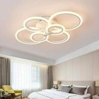 Lampadario LED moderno cerchi 51w Bianco 4000K