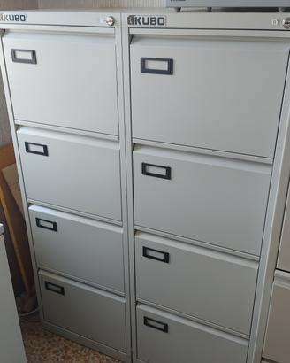 classificatore Kubo a 4 cassetti per cartelle sosp