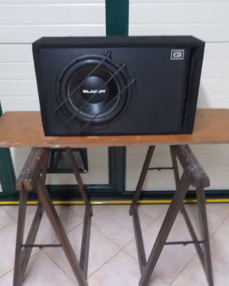 Subwoofer Gladen SQX 12 VB cassa reflex 600 w rms