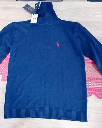 Maglione Dolcevita Polo Ralph Lauren taglia 2XL