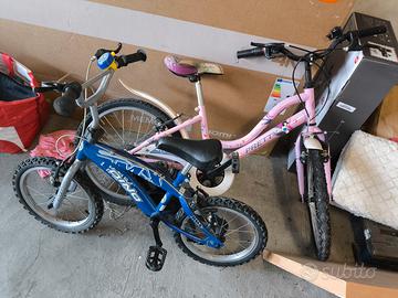 bici per bambino e bambina