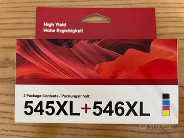 Cartucce sostituzione per STAMPANTE canon 545 546