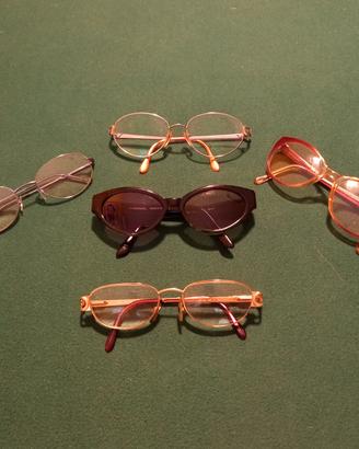 5 paia di occhiali da vista da donna di marca 