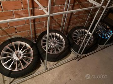 Cerchi Alfa Romeo MiTo Gommati Invernali Falken