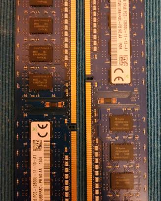 2 banchi di Ram da 4 GB l'una 