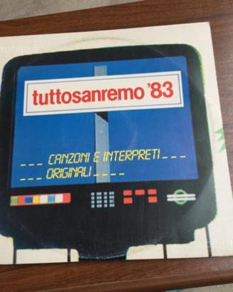 Lp vinile tutto Sanremo 1983