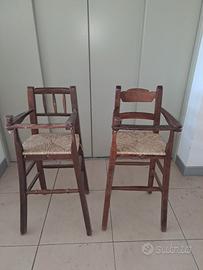 Seggiolone in legno