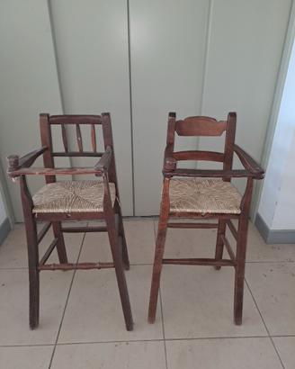 Seggiolone in legno