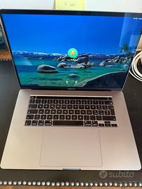 MacBook Pro 16" 2019 - Intel i7 6-core 2,6 GHz (Tu