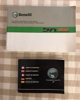 Manuale uso e manutenzione moto Benelli bn 302