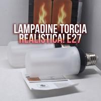 2 Lampadine E27 effetto fiamma con gravità