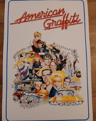poster American Graffiti Wallart cinema 
